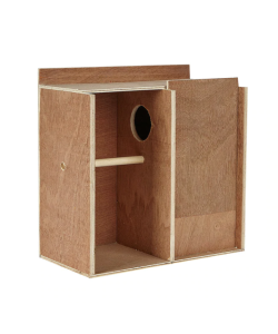Lovebird Wooden Next Box with Creche